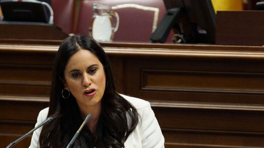 Vidina Espino acusa a PSOE, Podemos y NC de querer «hacer negocio» con RTVC