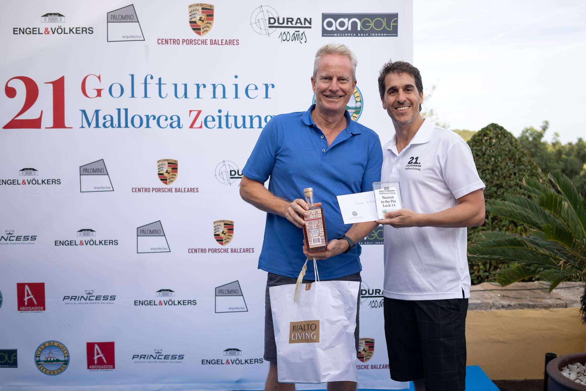 21. Golfturnier der Mallorca Zeitung in Alcanada - die Bilder der Siegerehrung