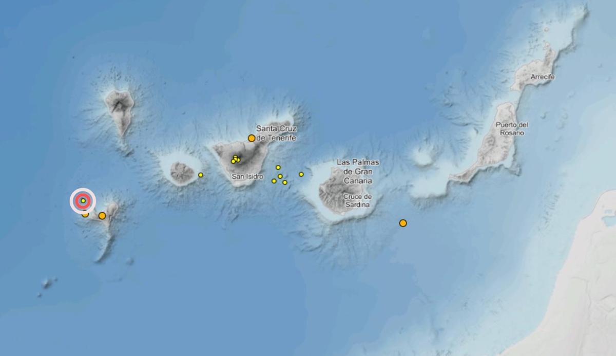 Un nuevo terremoto en El Hierro