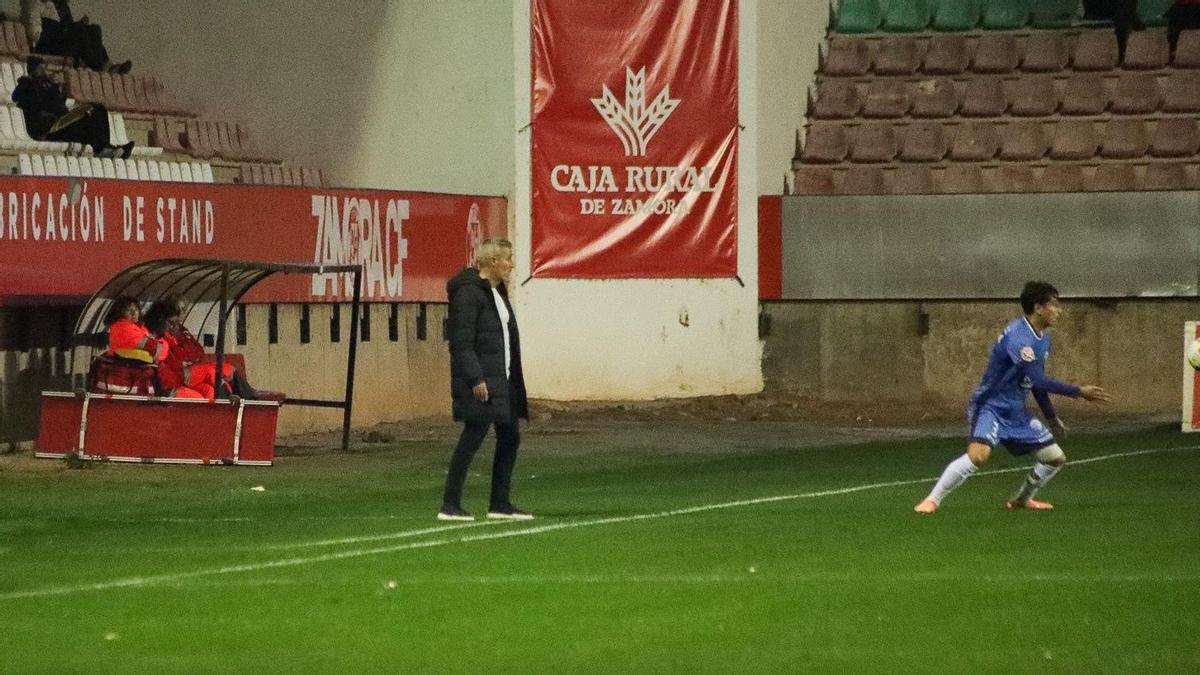 Óscar Cano, ayer en su debut en el Ruta de la Plata.