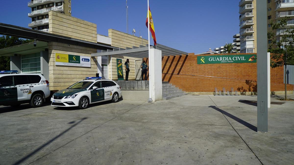 Die Wache der Guardia Civil in Magaluf.