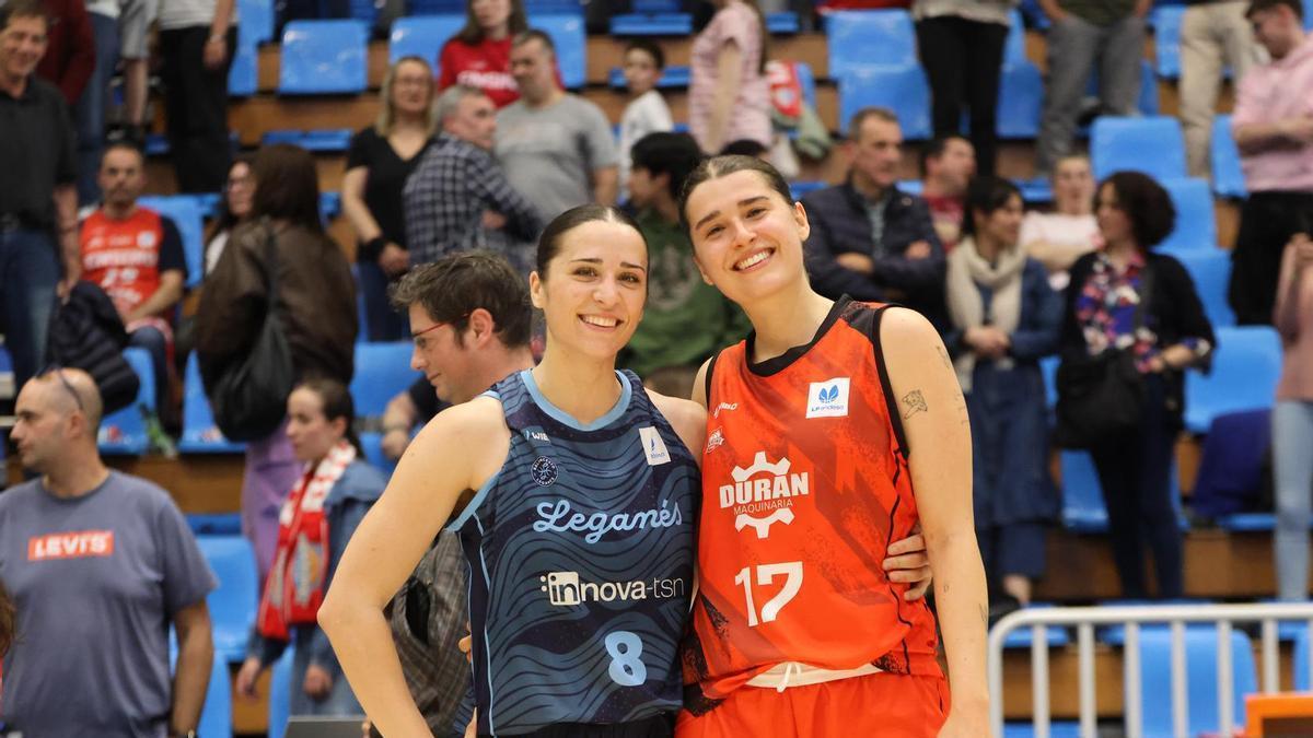 Lahuerta y Hernández, durante un duelo de la pasada temporada