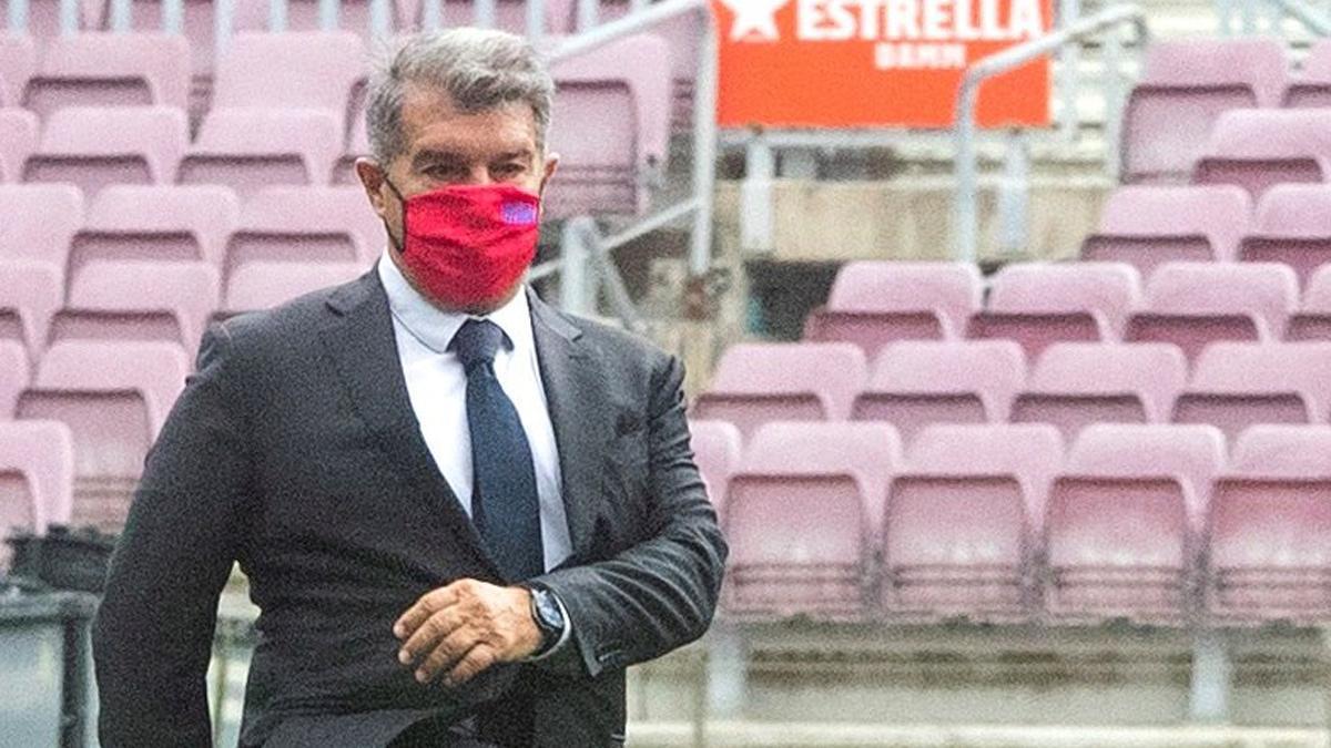 Joan Laporta, presidente del FC Barcelona