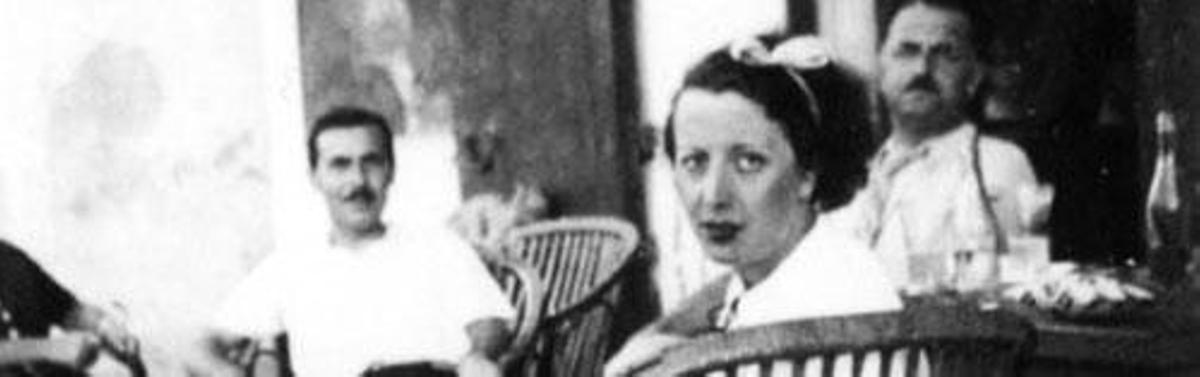 Guy Selz, Walter Benjamin y una amiga (desconocida) del filósofo alemán (1933).