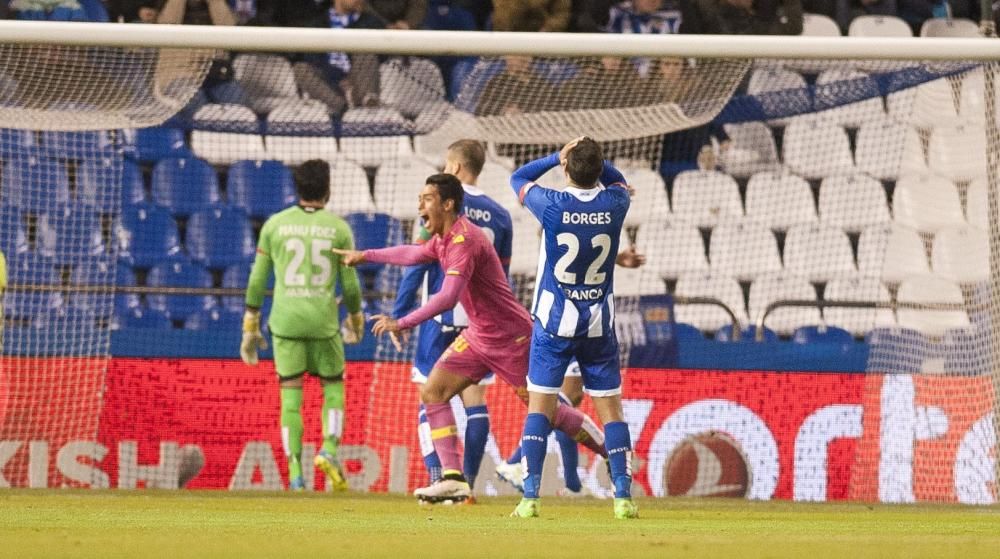 El Deportivo cae ante Las Palmas en Riazor