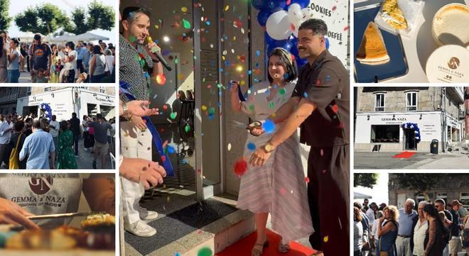 Para chuparse los dedos: apertura del nuevo local en Vigo de tartas de queso, en imágenes