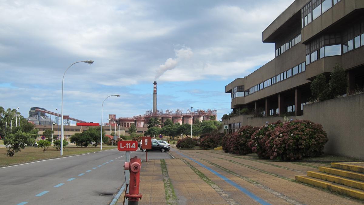 Fábrica de Alcoa en San Cibrao.