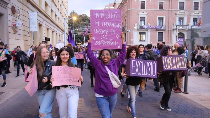 Manifestación del 'Día de la Mujer' en Castelló