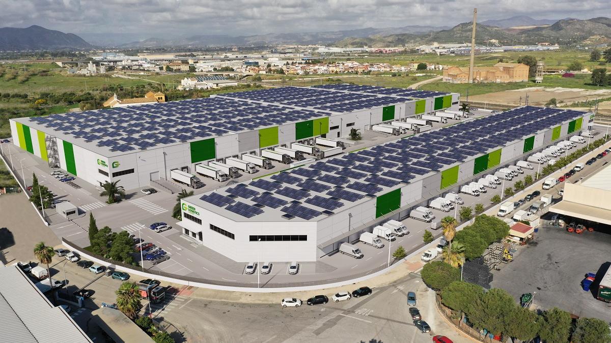 Una imagen del futuro centro logístico de Aquila Capital en los terrenos de la antigua Bacardí en Málaga.