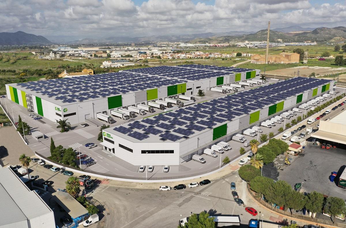 Una imagen del futuro centro logístico de Aquila Capital en los terrenos de la antigua Bacardí en Málaga.