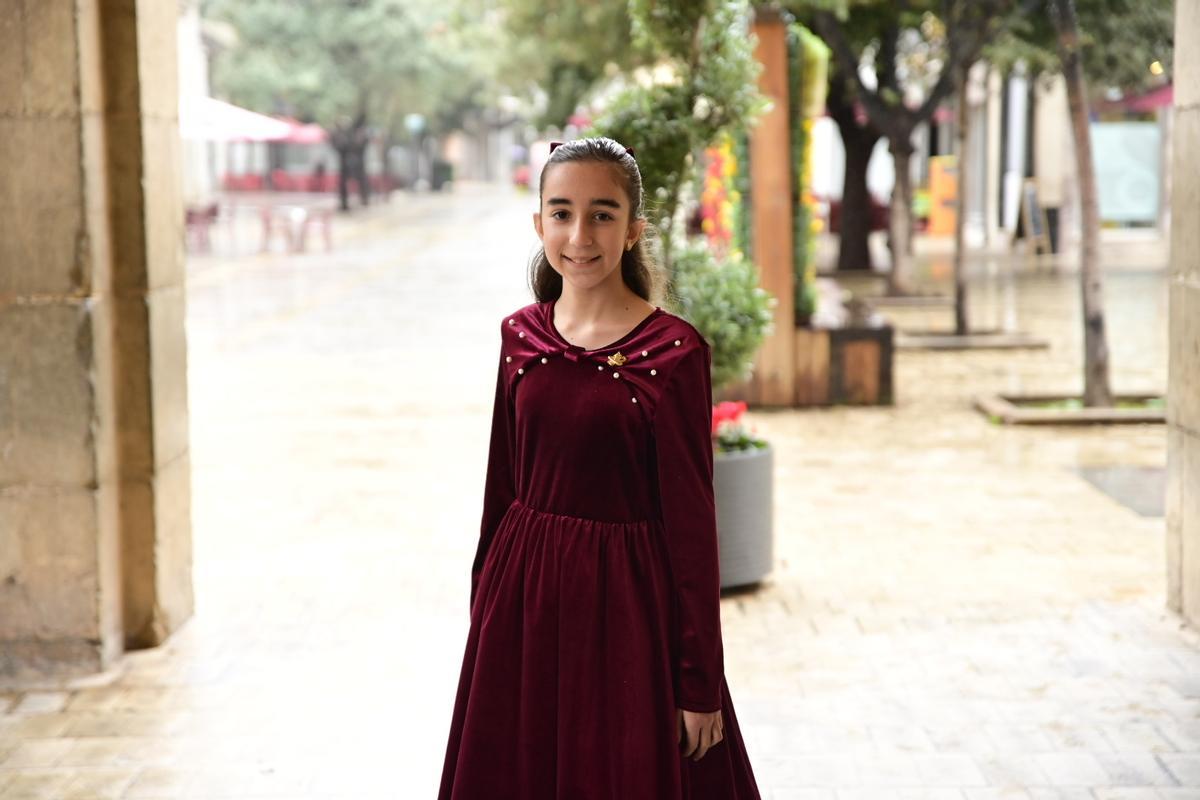 Luna Pacheco Martínez es la madrina infantil de la gaiata 7 Cor de la Ciutat.