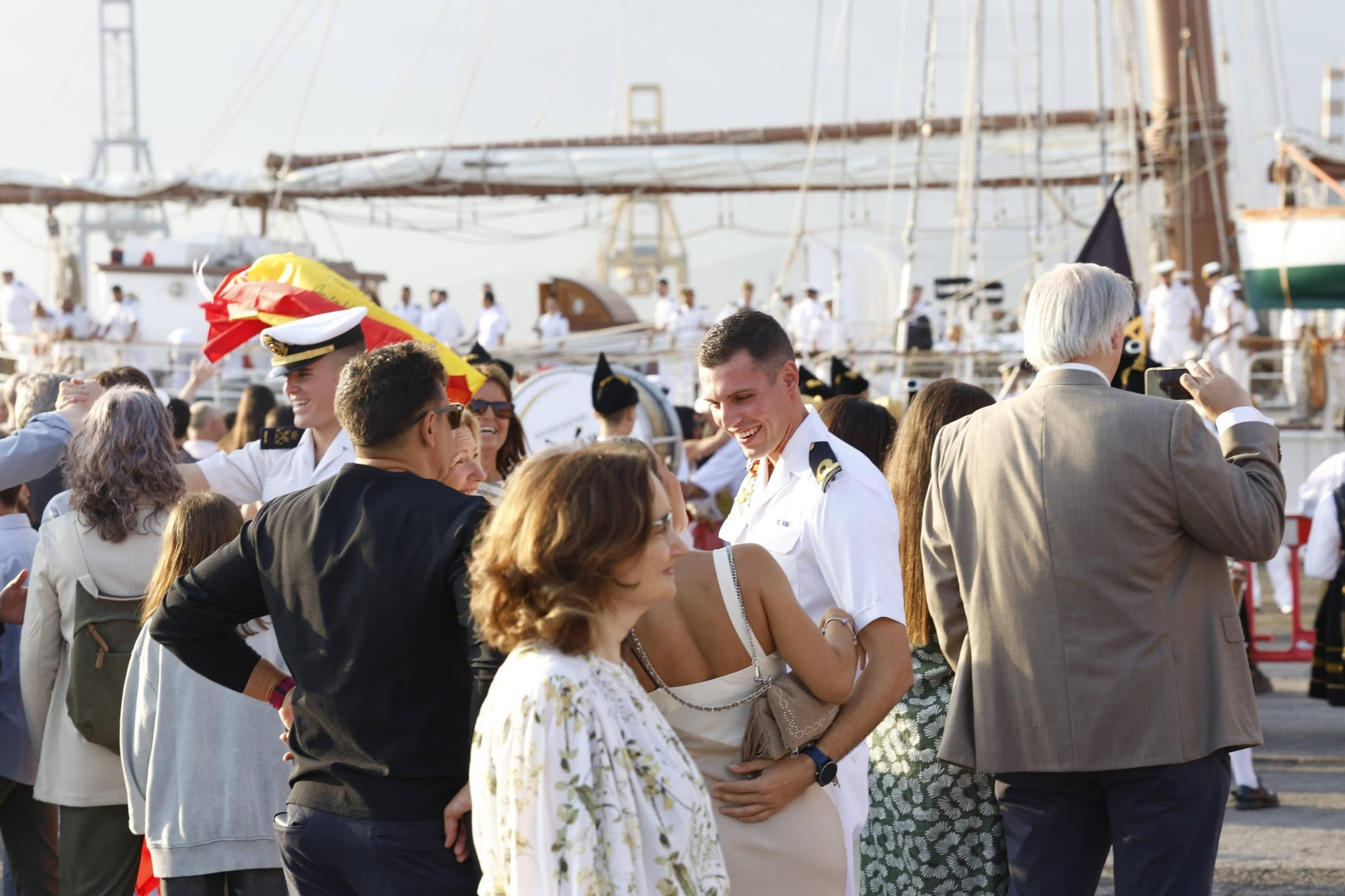 EN IMÁGENES: Así fue la llegada de la Princesa Leonor a Gijón en "Elcano"