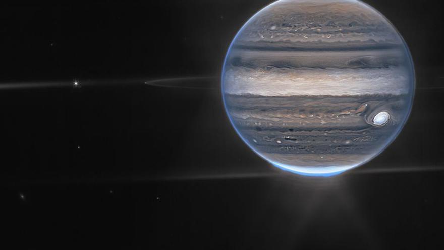 El telescopio James Webb muestra las auroras del planeta Júpiter