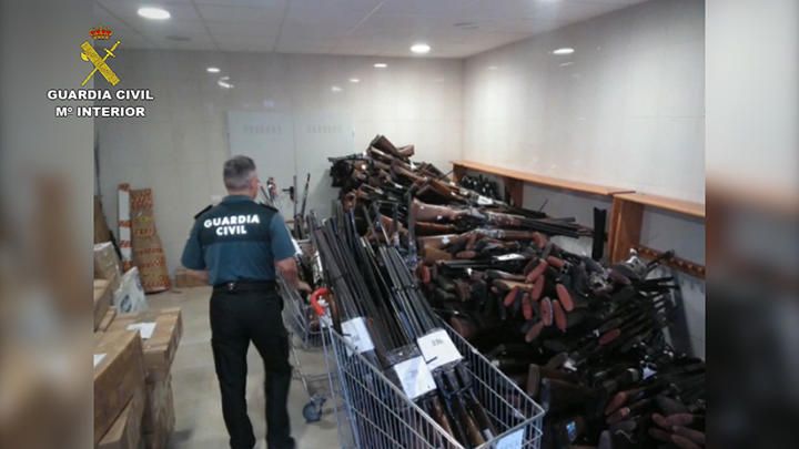 La Guardia Civil destruye 6.015 armas en Canarias