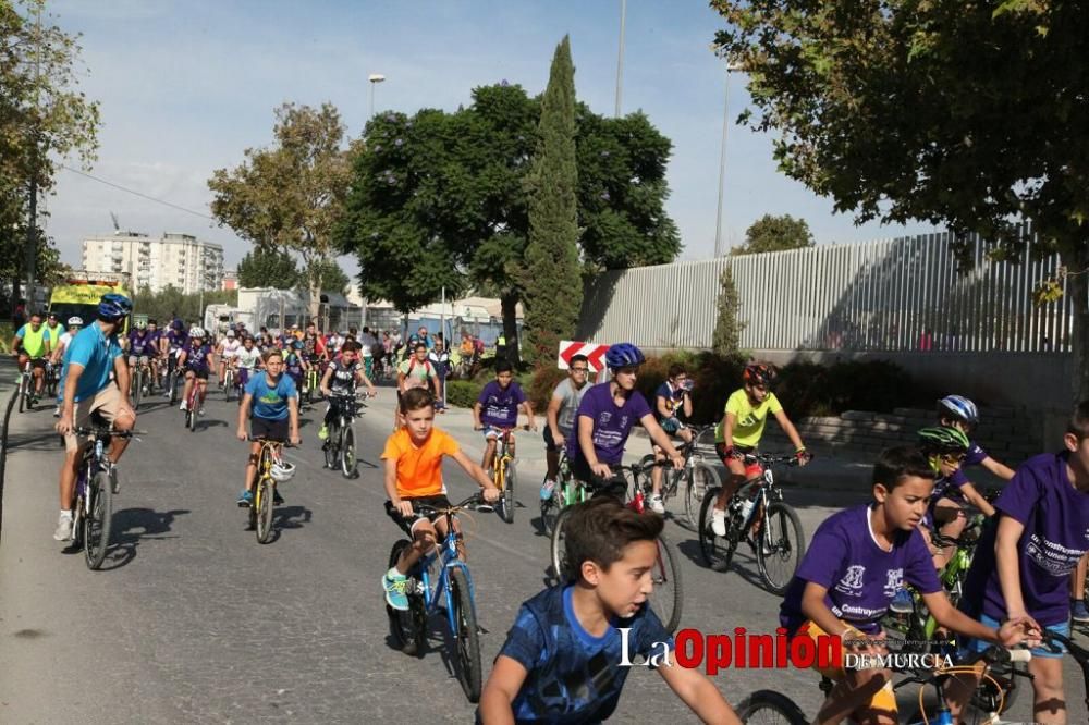 Ciclopaseo para clausular en Lorca los JDG