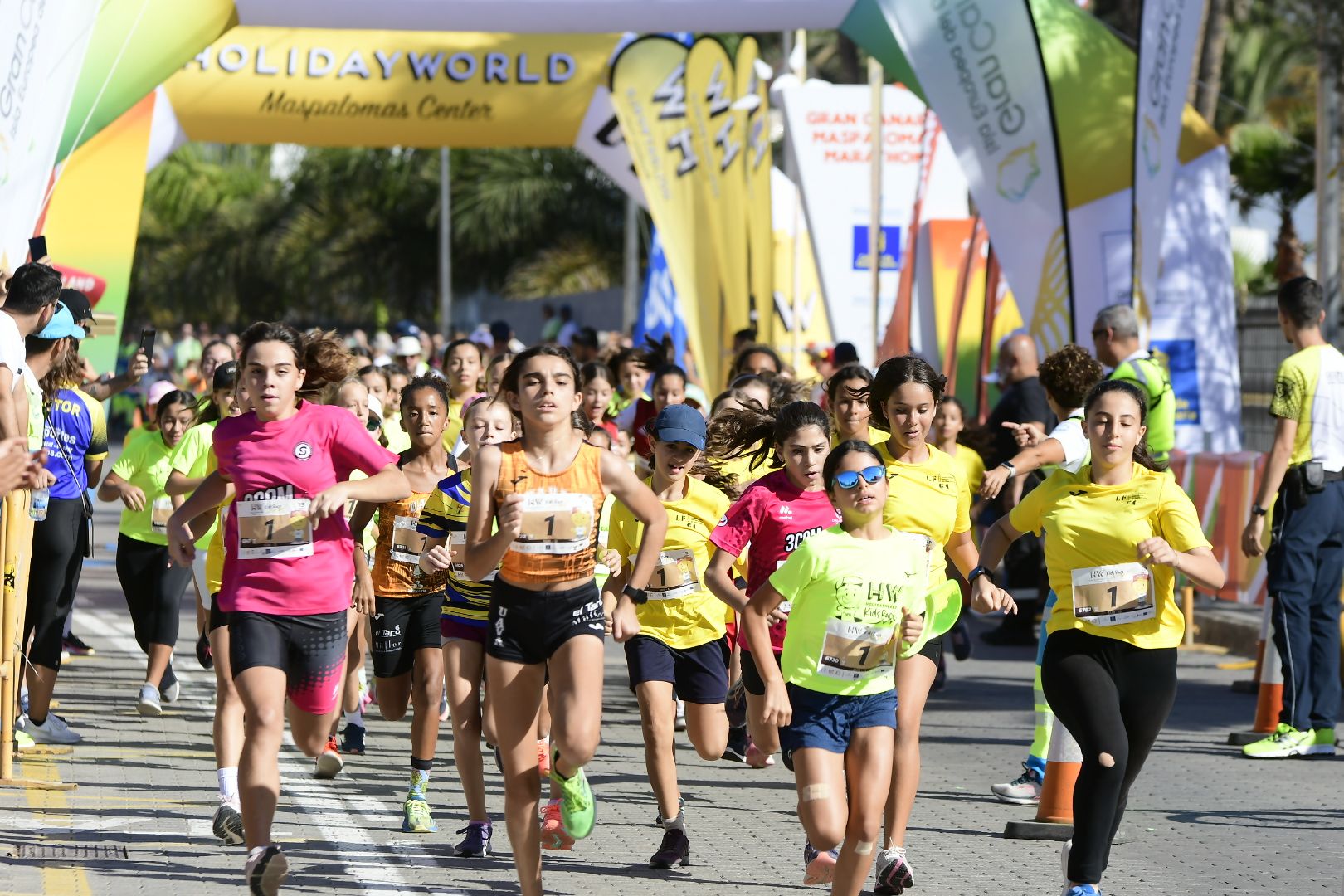 Carreras infantiles de la Gran Canaria Maspalomas Marathon