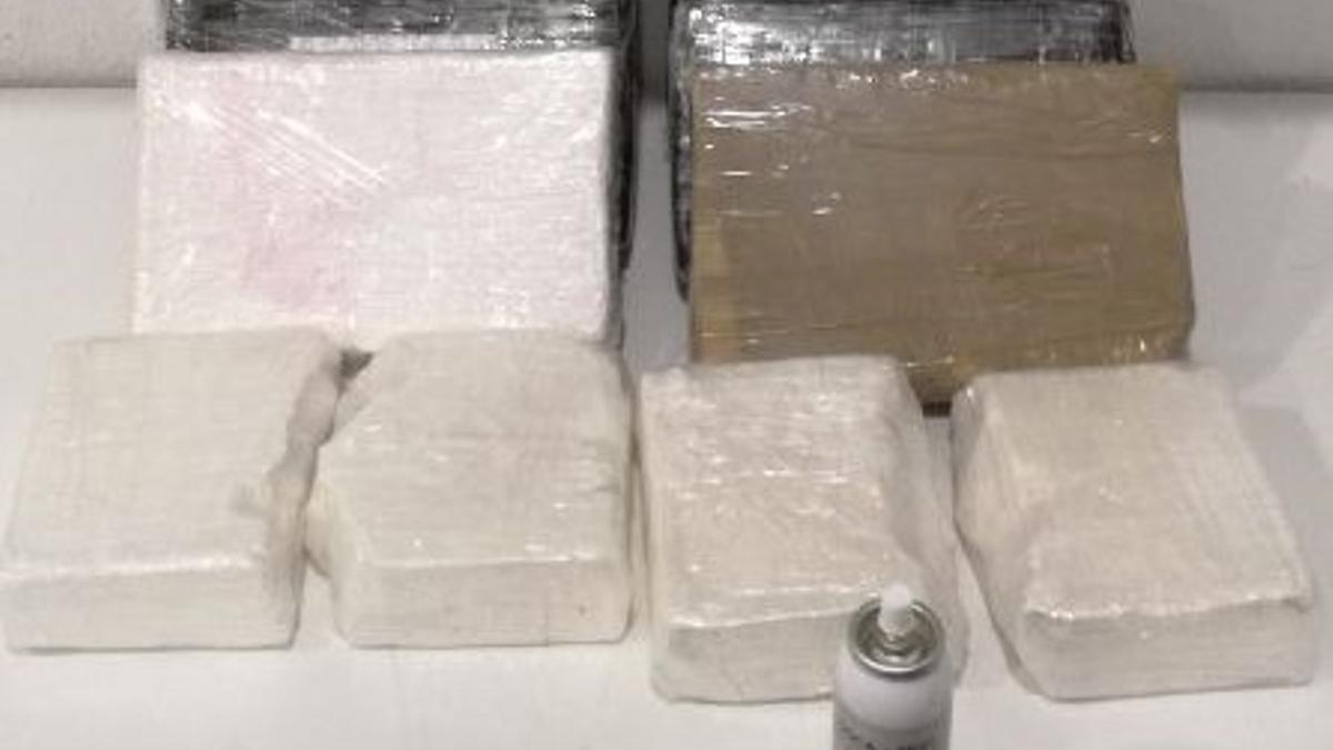 Cocaína encontrada en La Jonquera