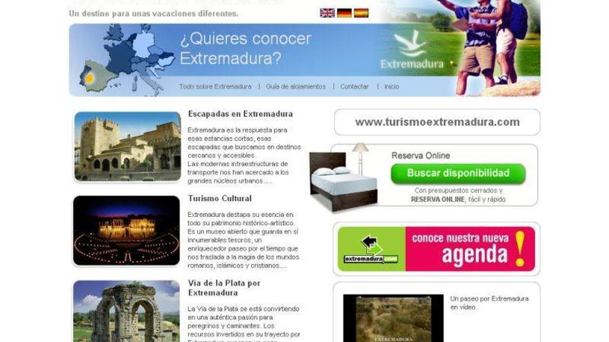 Extremadura ofrece un millón de euros por remodelar su web