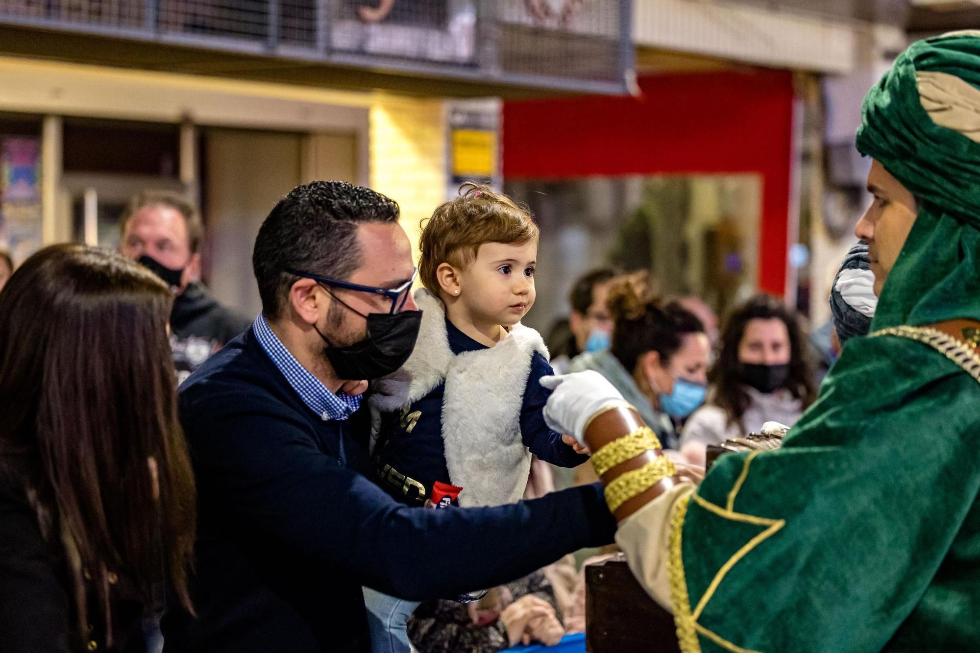 Los tres Reyes Magos fueron recibidos en el auditorio Julio Iglesias del Parque de L'Aigüera.