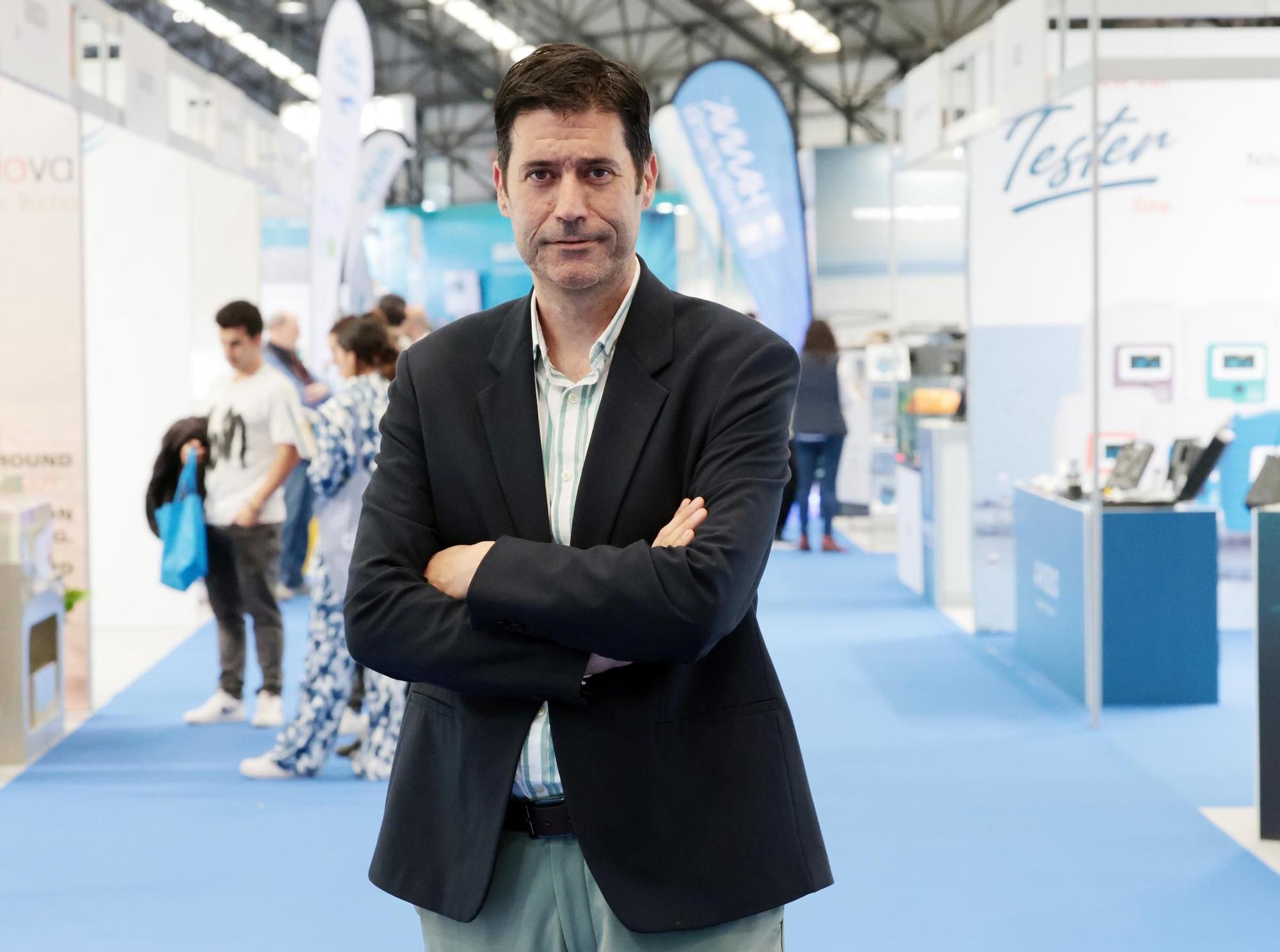 Juan Lijó, director de la feria Aquafuture, ayer en el Ifevi