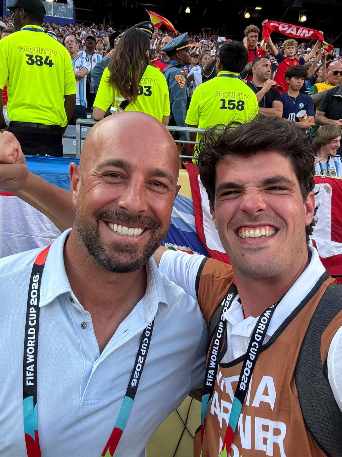Javi Valle y Pepe Reina.