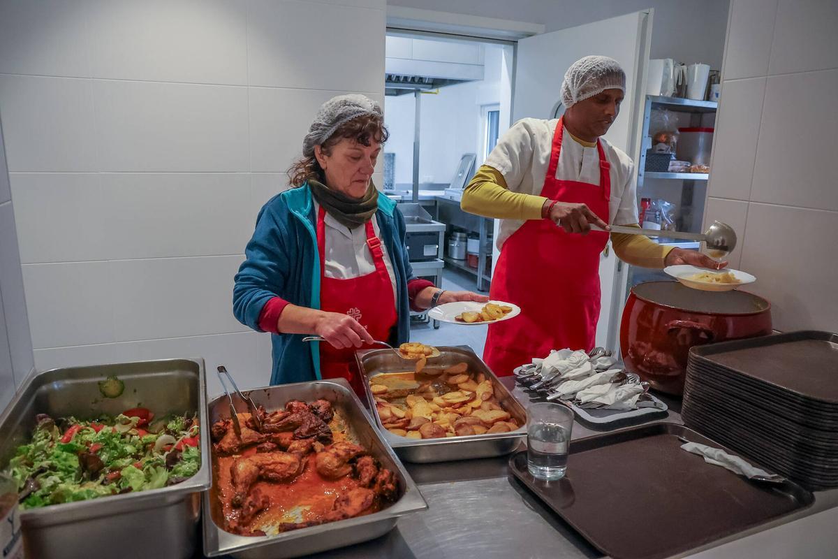 El comedor social no cierra ni un solo día de lo 365 del año.