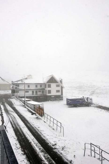 La nieve cubre el norte de España