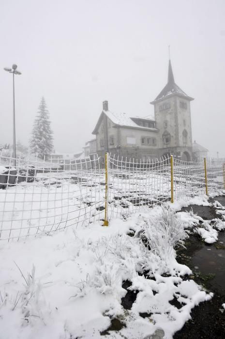 Ola de frío y nieve en Asturias