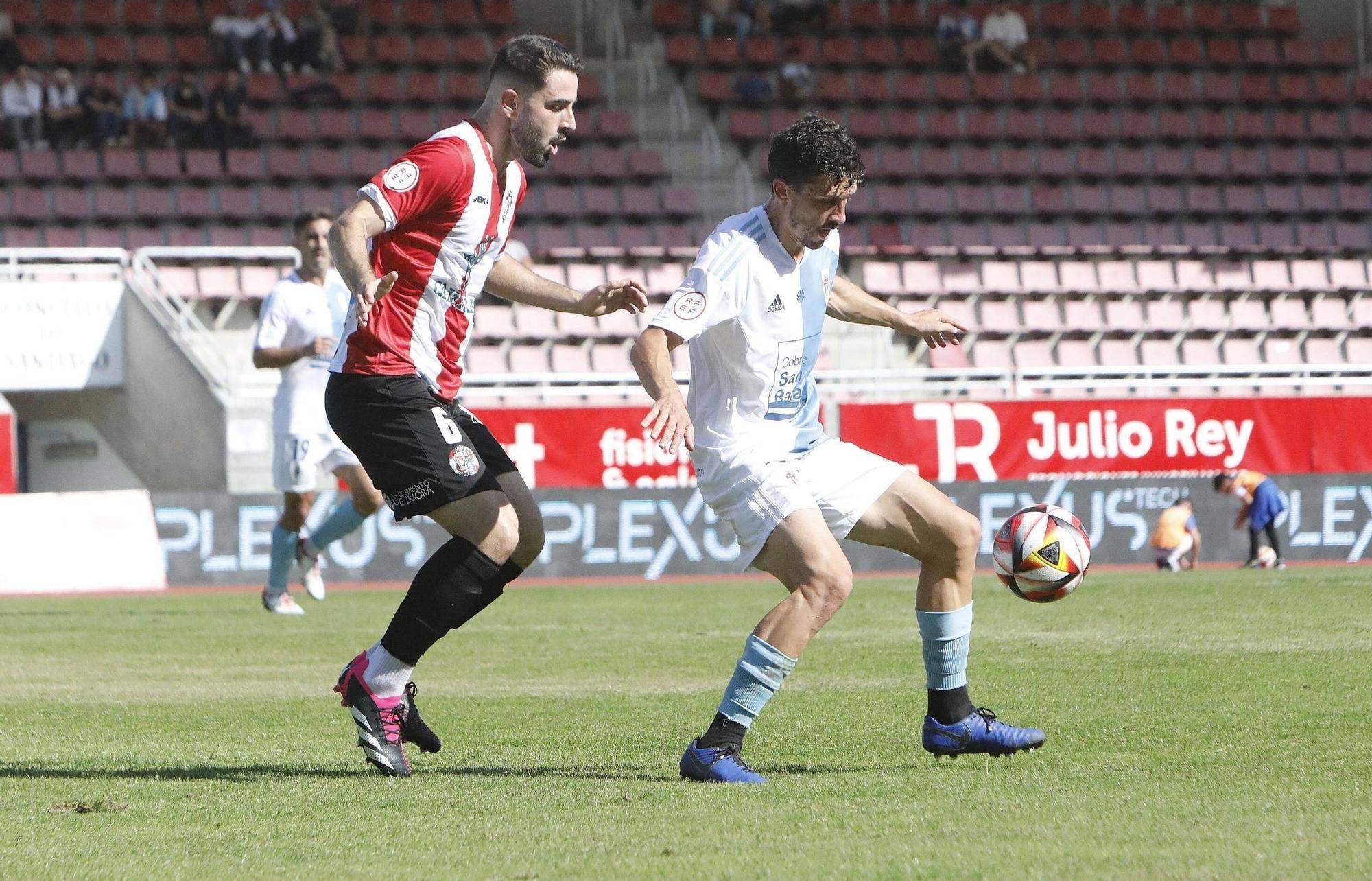 SD Compostela - Zamora CF: las imágenes del partido