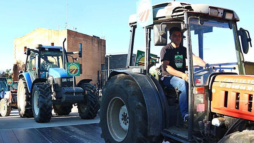 Els pagesos també es van sumar a la protesta. | ACN