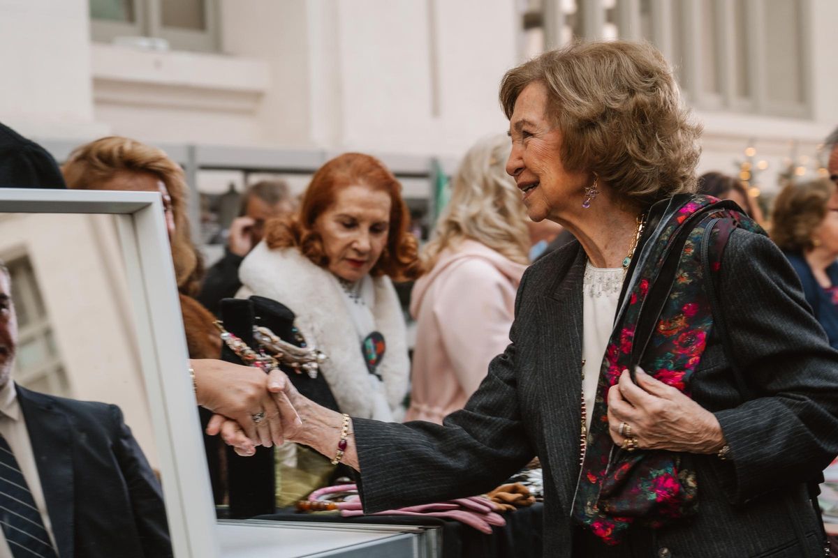 La reina Sofía en la inauguración del 55º aniversario del Rastrillo de Nuevo Futuro.