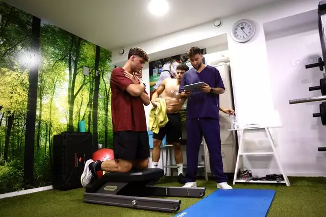 Los reconocimientos médicos del Córdoba CF, en imágenes
