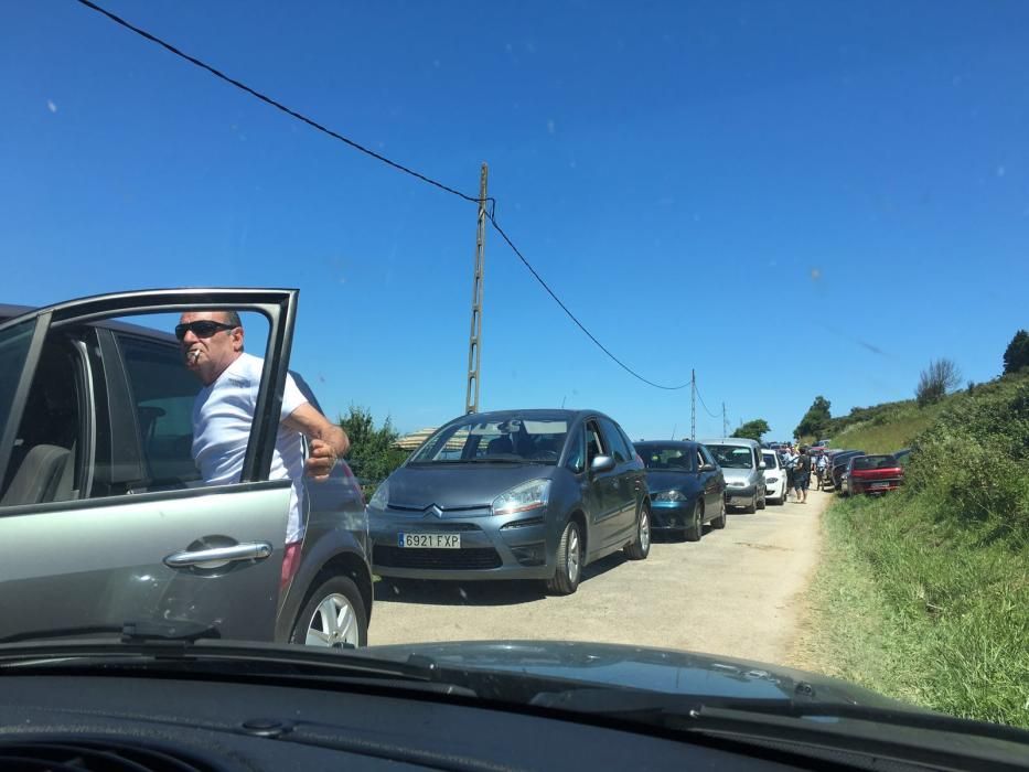 Jornada multitudinaria en las playas asturianas