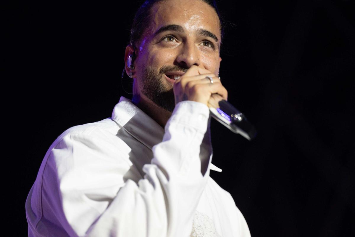 Maluma durante su concierto en Icónica Fest