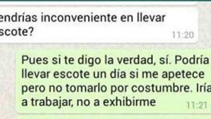 &quot;Tindries inconvenient a portar escot?&quot;, el requisit masclista per treballar