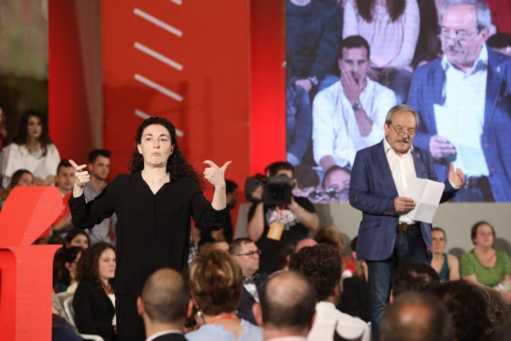 Mitin del PSOE en Oviedo con Pedro Sánchez