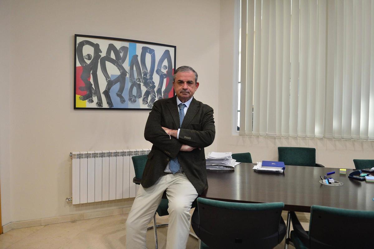 Gabriel Álvarez, presidente de la Cámara de Comercio de Cáceres.