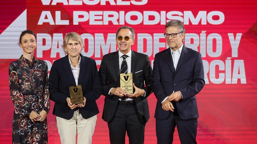 VI Gala Valores Deporte - Paloma del Río y Christian García, Premio Valores Periodismo