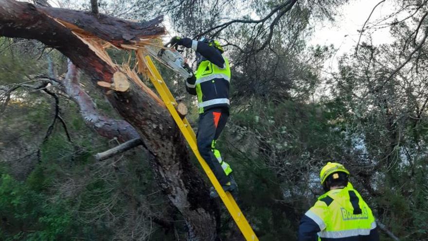 Incidencias por el temporal Gloria en Ibiza y Formentera