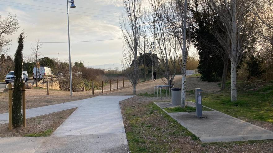 Finalitza l&#039;adequació del pas de vianants i bicicletes de l&#039;aparcament de la carretera de Llançà de Figueres