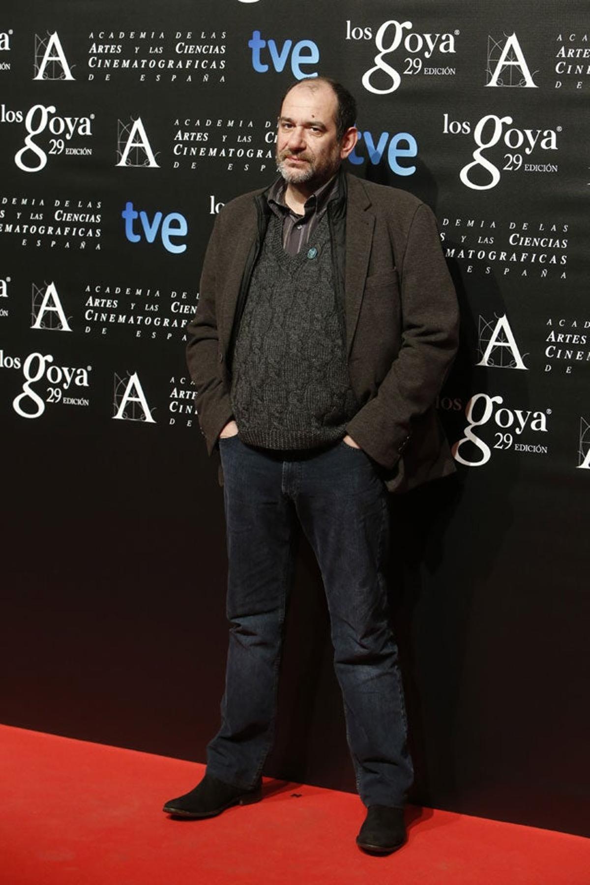 Karra Elejalde, en la fiesta de los nominados a los Goya 2015