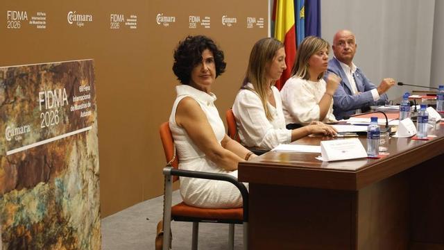 Por la izquierda, Sara Menéndez, Ángela Pumariega, Gimena Llamedo y Rubén Castro.  | ÁNGEL GONZÁLEZ