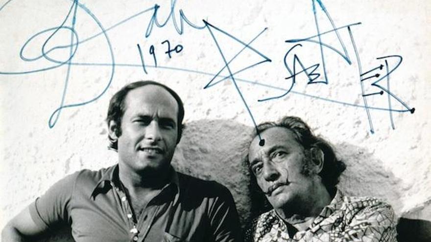 Enric Sabater i Salvador Dalí el 1970.