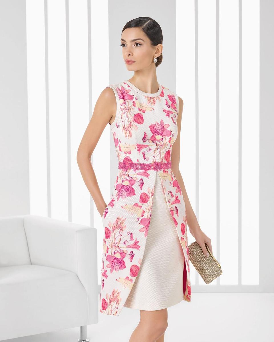 Vestido estampado, Rosa Clará