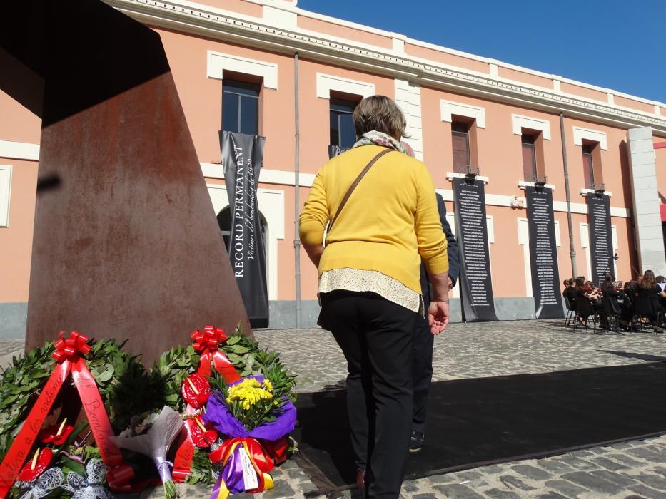 Homenaje a las víctimas del bombardeo franquista en Xàtiva