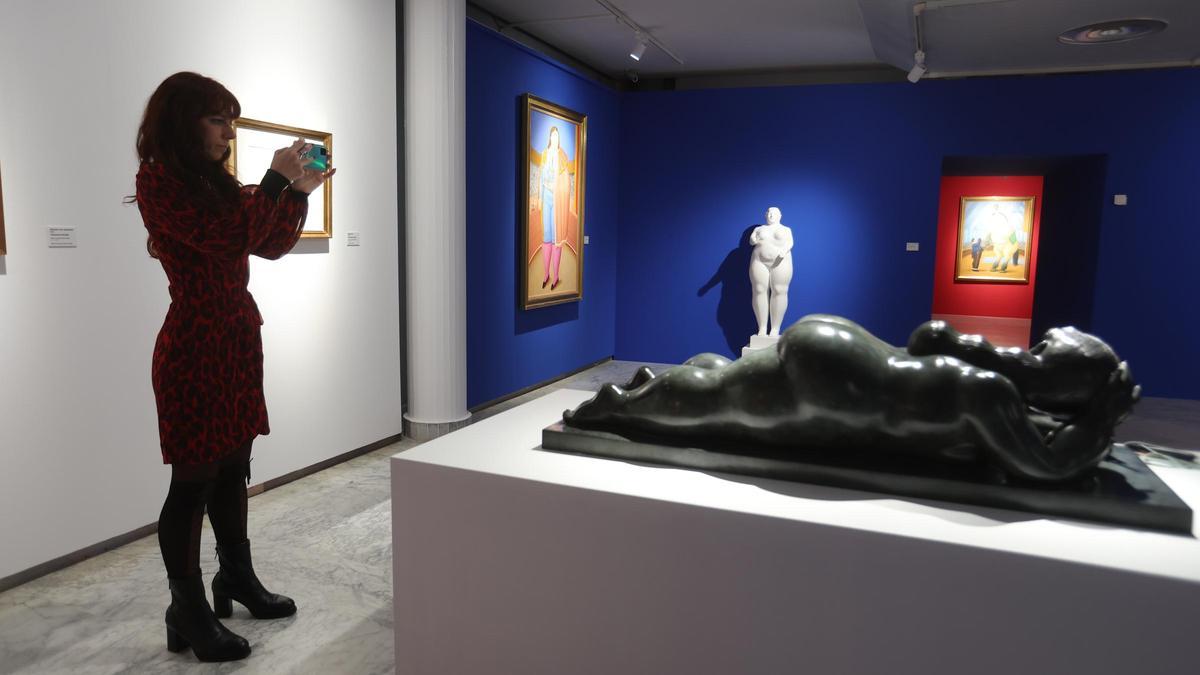 Inauguración de la exposición 'Fernando Botero. Sensualidad y melancolía' en Salamanca.