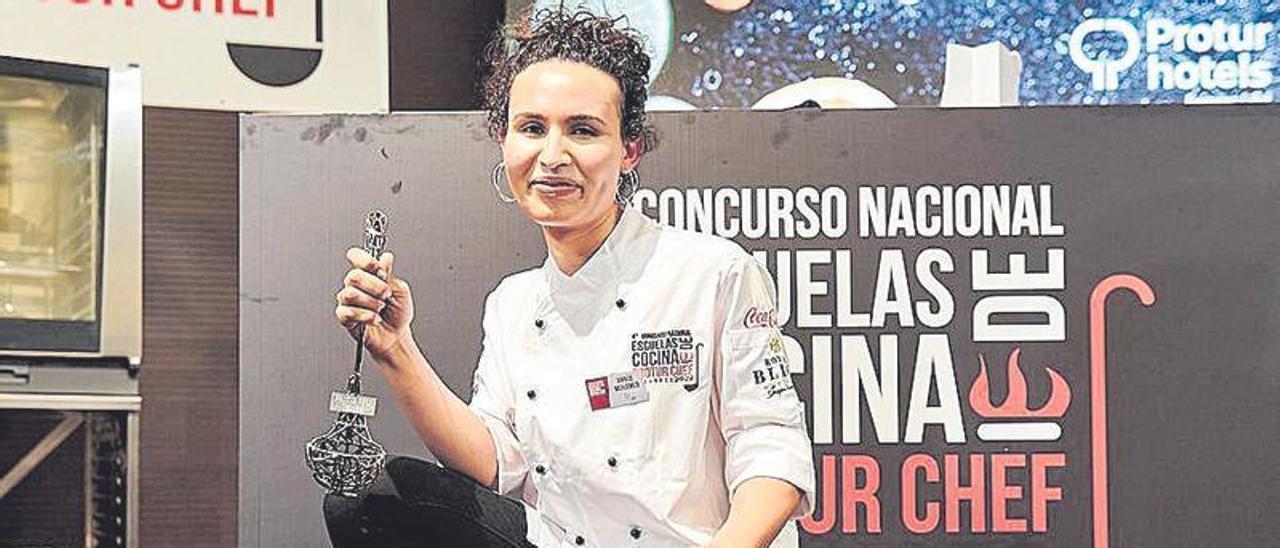 Annge Mohamed Embarek, ganadora de Protur Chef