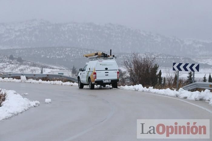 Nieve en Coy y Avilés (Lorca)