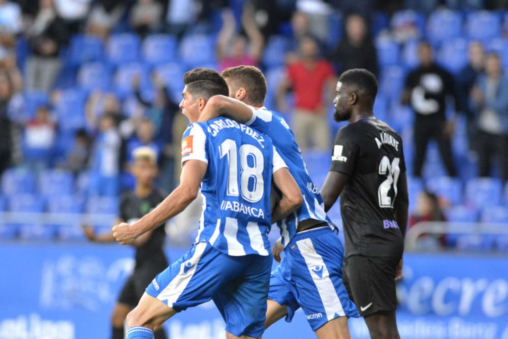 El Málaga CF consigue un trabajado punto en su visita a Riazor que pudo acabar en victoria pero también en derrota