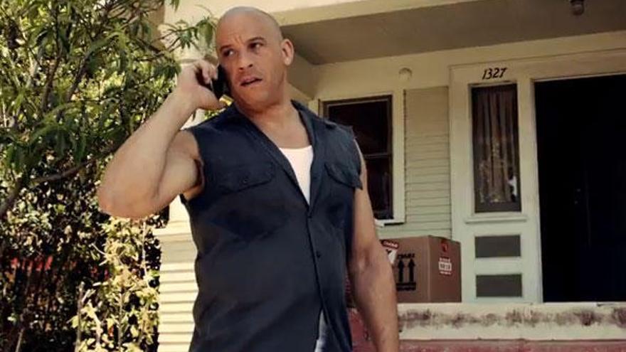 Vin Diesel en una imagen de &#039;Fast &amp; Furious 7&#039;.